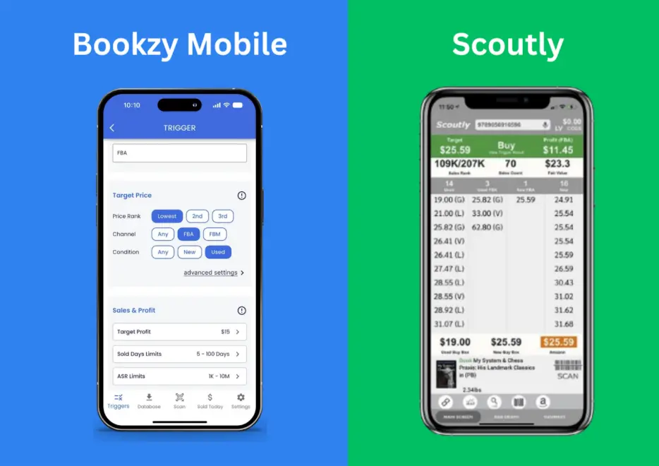 Amazon Listing Tool Review: Bookzy Mobile vs Scoutly